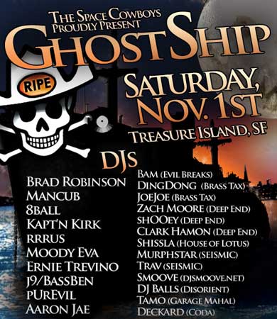 Treasure Island Ghostship