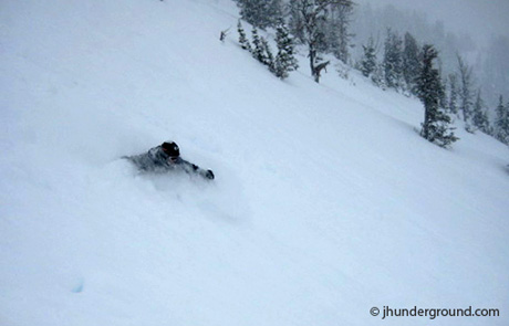 The Bojon charges Jackson Hole